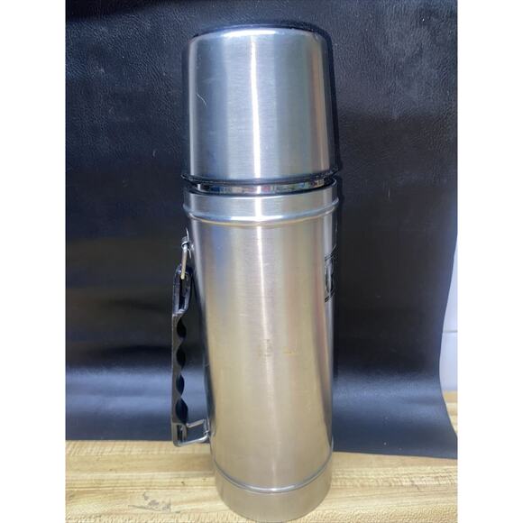 Greatland Stainless Steel Vintage Vacuum Bottle Handle Camping Coffee Taiwan - Picture 3 of 9